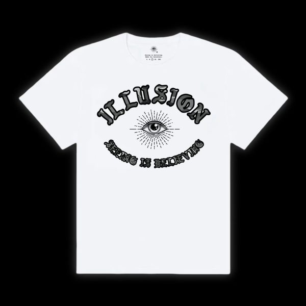 MC CAMO ALL SEEING TEE WHITE